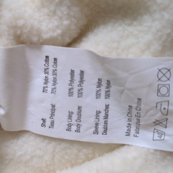 NWT newborn Micromotion Blue parka.  Soft fleece lined. 3 Zippers. Embroidered - Picture 11 of 13